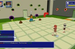 Скриншот из игры «YIIK: A Postmodern RPG»
