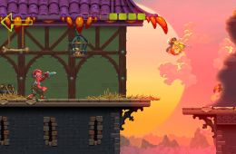 Скриншот из игры «Nidhogg 2»