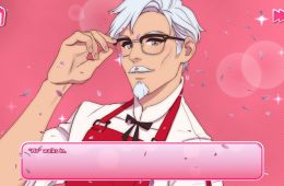 Скриншот из игры «I Love You, Colonel Sanders! A Finger Lickin' Good Dating Simulator»