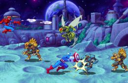 Скриншот из игры «Marvel Cosmic Invasion»
