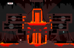 Скриншот из игры «Super Meat Boy»