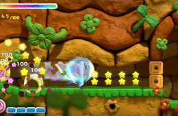 Скриншот из игры «Kirby and the Rainbow Curse»
