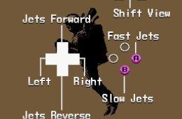Скриншот из игры «Pilotwings»