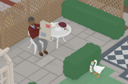 Скриншот из игры «Untitled Goose Game»