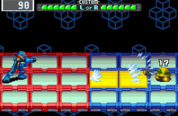 Скриншот из игры «Mega Man Battle Network 3 Blue»