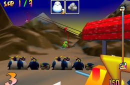 Скриншот из игры «Snowboard Kids»