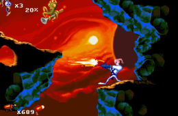 Скриншот из игры «Earthworm Jim 2»