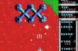 Скриншот из игры «Zanac»
