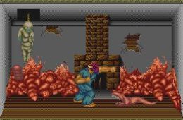 Скриншот из игры «Splatterhouse»
