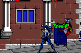 Скриншот из игры «Spider-Man and Venom: Maximum Carnage»