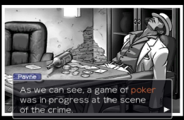 Скриншот из игры «Apollo Justice: Ace Attorney»