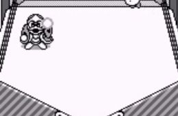 Скриншот из игры «Kirby's Pinball Land»