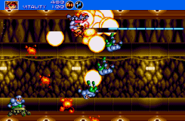 Скриншот из игры «Gunstar Heroes»