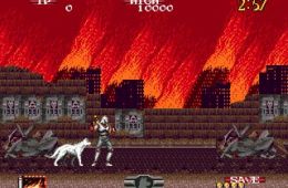Скриншот из игры «Shadow Dancer: The Secret of Shinobi»