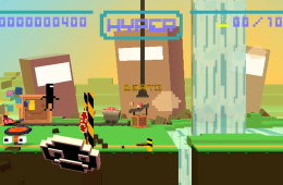Скриншот из игры «Bit.Trip Runner»