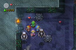 Скриншот из игры «The Legend of Zelda: Four Swords Adventures»