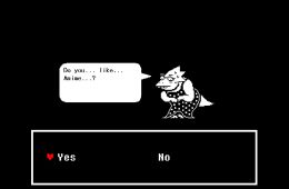 Скриншот из игры «Undertale»