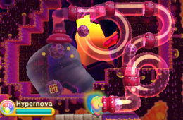 Скриншот из игры «Kirby Triple Deluxe»