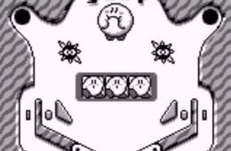 Скриншот из игры «Kirby's Pinball Land»
