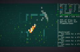 Скриншот из игры «Caves of Qud»