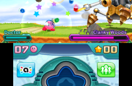 Скриншот из игры «Kirby: Planet Robobot»