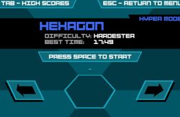 Скриншот из игры «Super Hexagon»