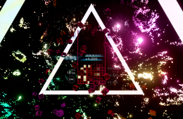 Скриншот из игры «Tetris Effect»