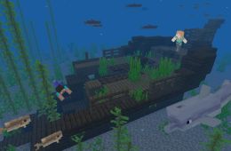 Скриншот из игры «Minecraft»