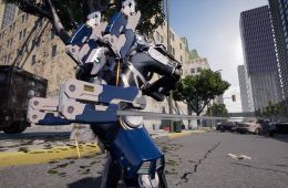 Скриншот из игры «Earth Defense Force: Iron Rain»