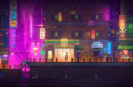 Скриншот из игры «Tales of the Neon Sea»