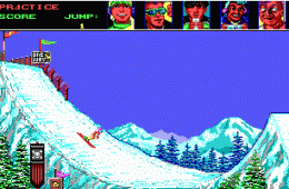 Скриншот из игры «Ski or Die»