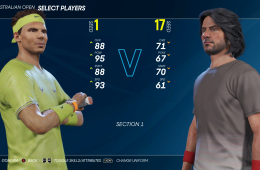 Скриншот из игры «AO Tennis 2»