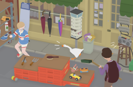 Скриншот из игры «Untitled Goose Game»