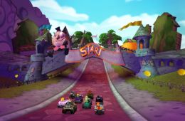 Скриншот из игры «Crash Tag Team Racing»