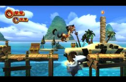 Скриншот из игры «Donkey Kong Country Returns»