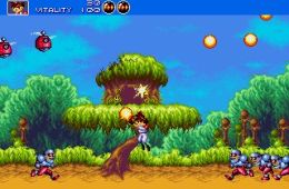 Скриншот из игры «Gunstar Heroes»