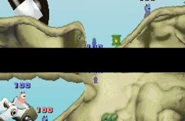 Скриншот из игры «Worms: Open Warfare 2»