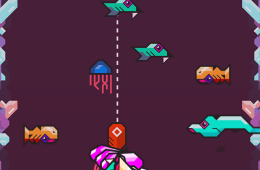 Скриншот из игры «Ridiculous Fishing»
