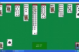 Скриншот из игры «Microsoft Spider Solitaire»