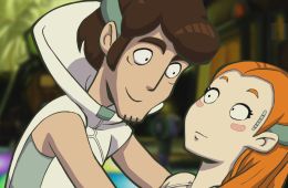 Скриншот из игры «Goodbye Deponia»