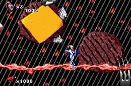 Скриншот из игры «Earthworm Jim 2»