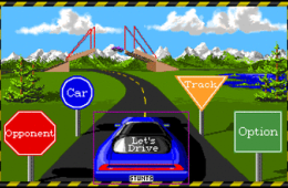 Скриншот из игры «Stunts»