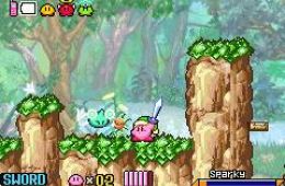 Скриншот из игры «Kirby & the Amazing Mirror»