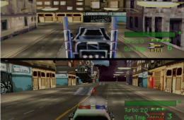 Скриншот из игры «Twisted Metal»