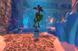 Скриншот из игры «Yooka-Laylee»