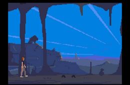Скриншот из игры «Another World»