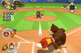 Скриншот из игры «Mario Superstar Baseball»