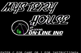 Скриншот из игры «Mystery House»