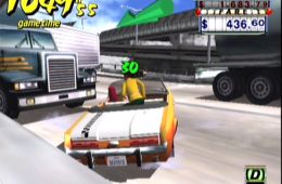 Скриншот из игры «Crazy Taxi»