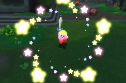 Скриншот из игры «Kirby and the Forgotten Land»